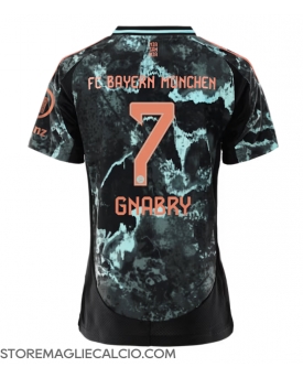 Bayern Munich Serge Gnabry #7 Maglia Gara Trasferta Repliche 2024-25 Donna
